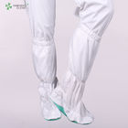 Anti static ESD cleanroom PVC safety booties boots with soft sole